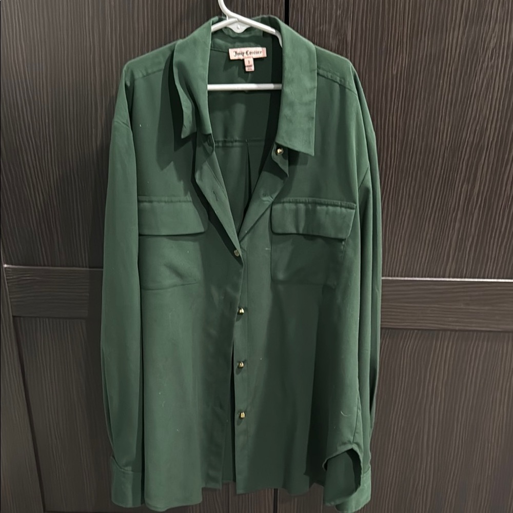 Green Juicy Couture Shirt (2)